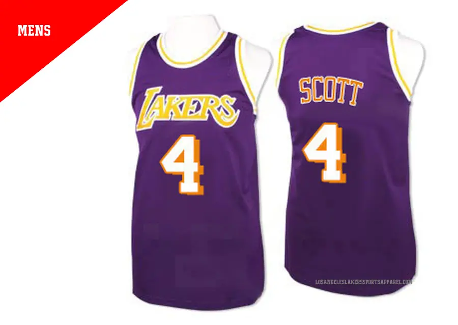 S*g様 レイカーズ　バイロンスコット　ジャージ Byron Scott Jersey, Byron Scott Swingman, Fast Break Replica