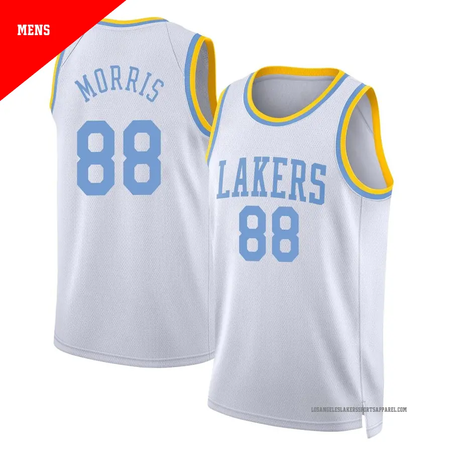 ＃88 Men's Markieff Morris Los Angeles Lakers 2022/23 Swingman White Classic Edition Jersey