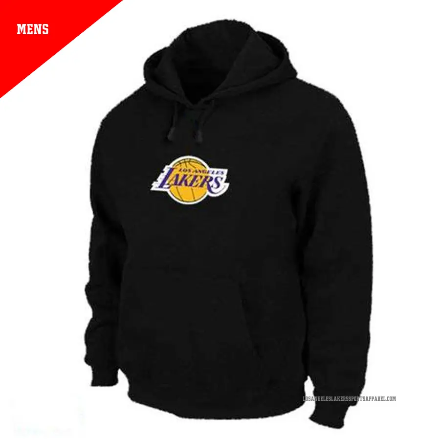 Men's Los Angeles Lakers Black Pullover Hoodie